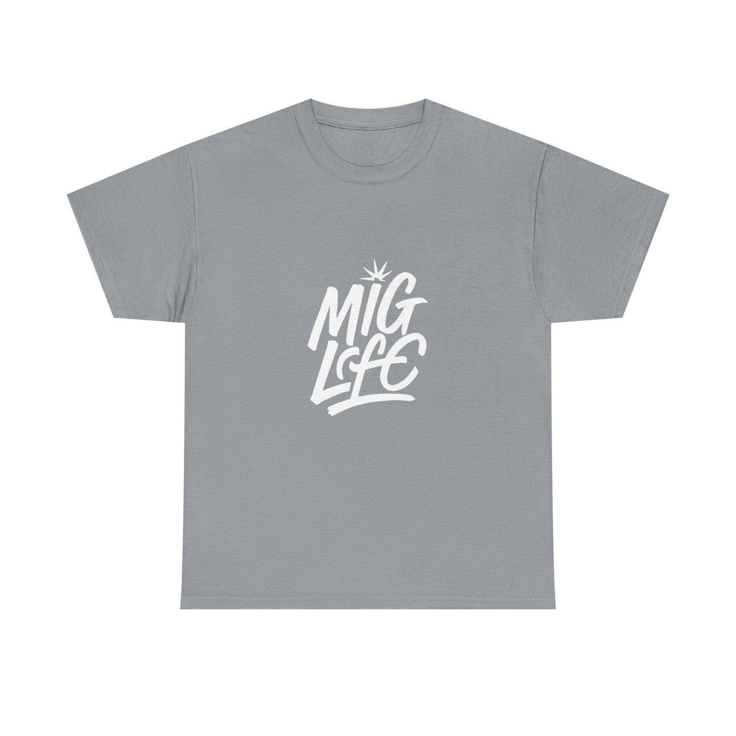 Arc Life, Mig Life Welding Tee Dark, White text