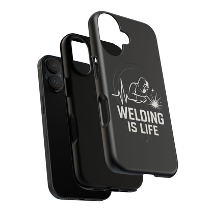 Welding Is Life Magnetic Phone Case, Tough Protective