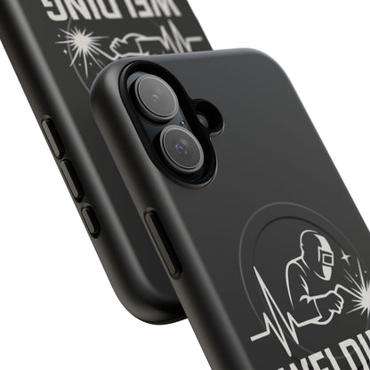 Welding Is Life Magnetic Phone Case, Tough Protective