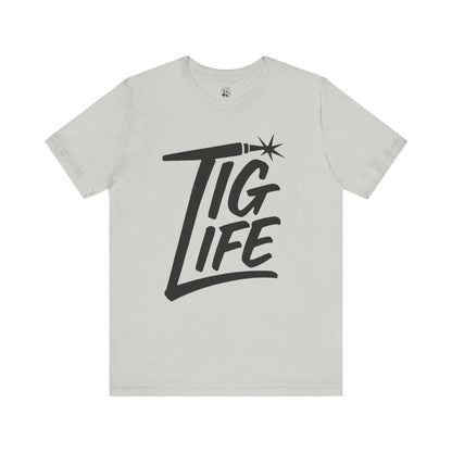 TIG Life Unisex Jersey Tee Light Color with Black text