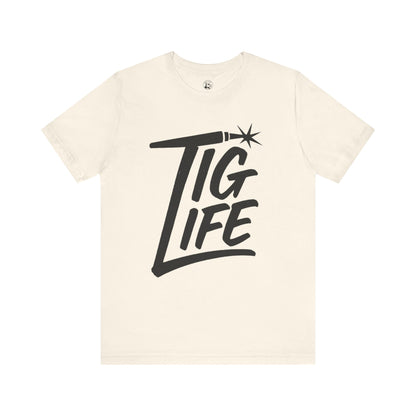 TIG Life Unisex Jersey Tee Light Color with Black text