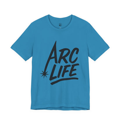 Arc Life Unisex Jersey Tee Light Color with Black text
