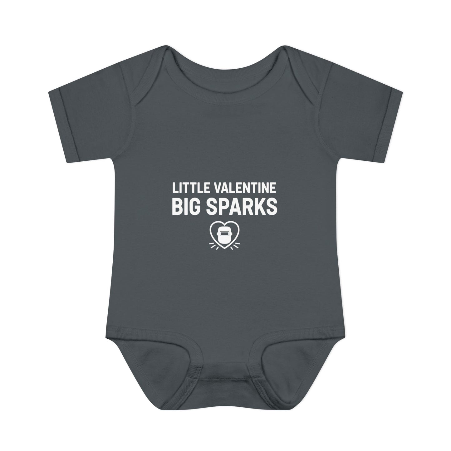 Baby “Little Valentine Big Sparks” Bodysuit