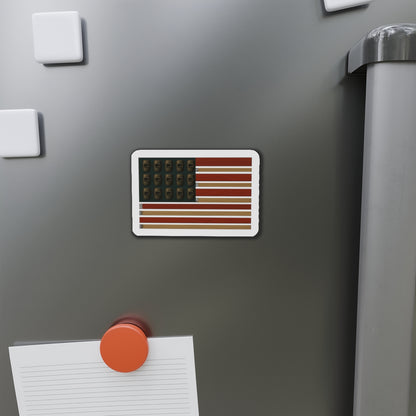 Welding Rods & Helmets USA Flag Die-Cut Magnet, USA Flag Refrigerator Magnet