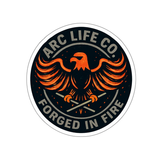 Welding Sticker, Arc Life Co Die Cut Sticker, Unique Welder Gift, Welding Helmet Sticker, Welder Tool Box Sticker, Welding Accessories,