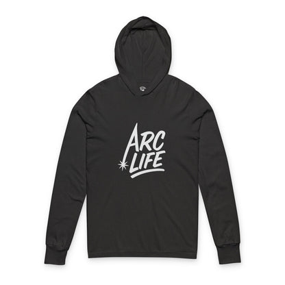 Arc Life Stylish Unisex Hooded Long Sleeve Tee