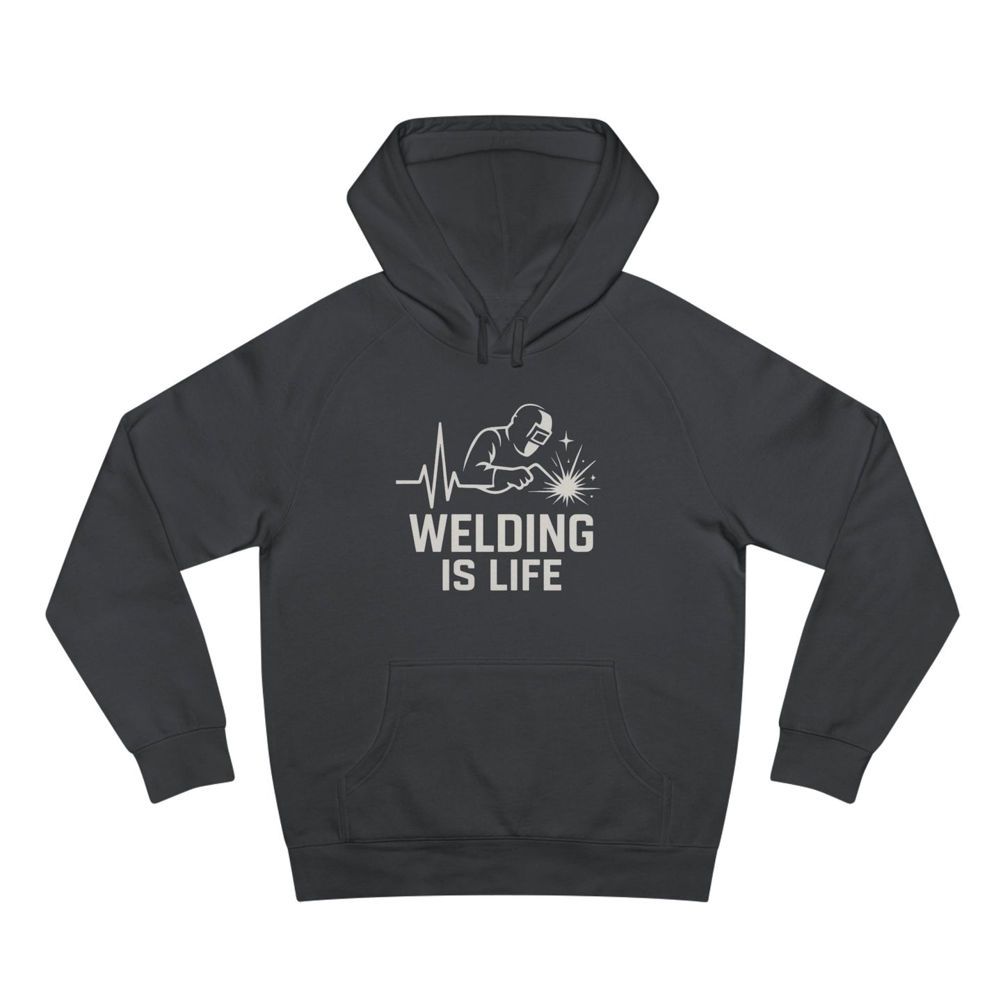Welding Is Life Hoodie, Unisex, Dark Color
