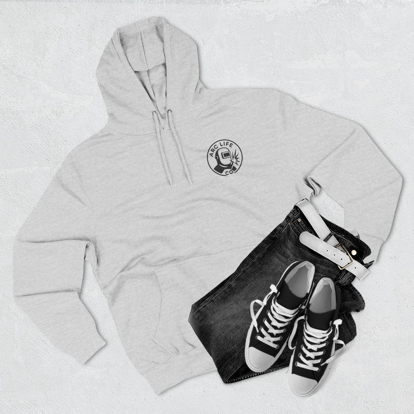 Arc Life, Skull Welding Hoodie, Fleece Sweatshirt