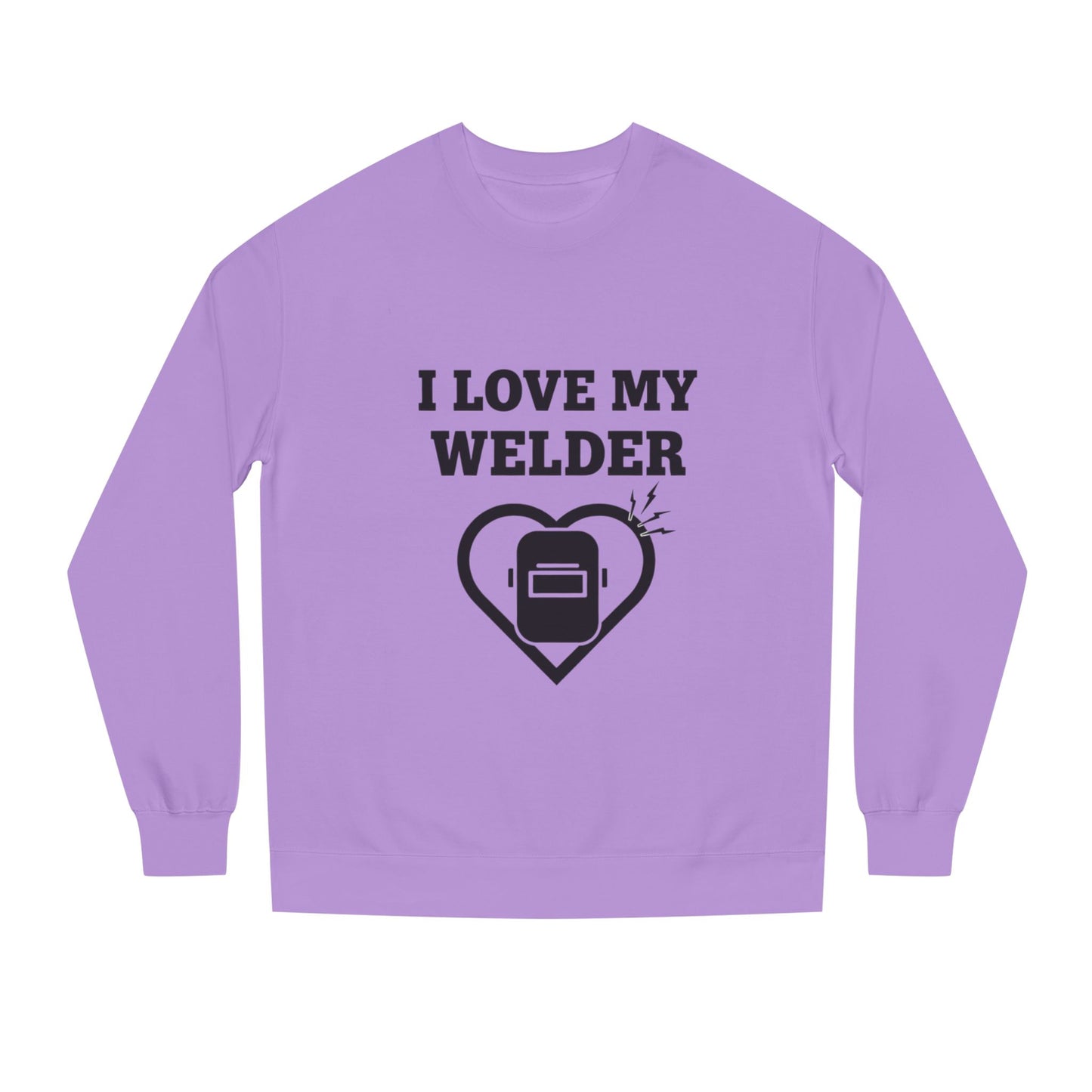 Women’s I Love My Welder Crewneck (Heart + Helmet)