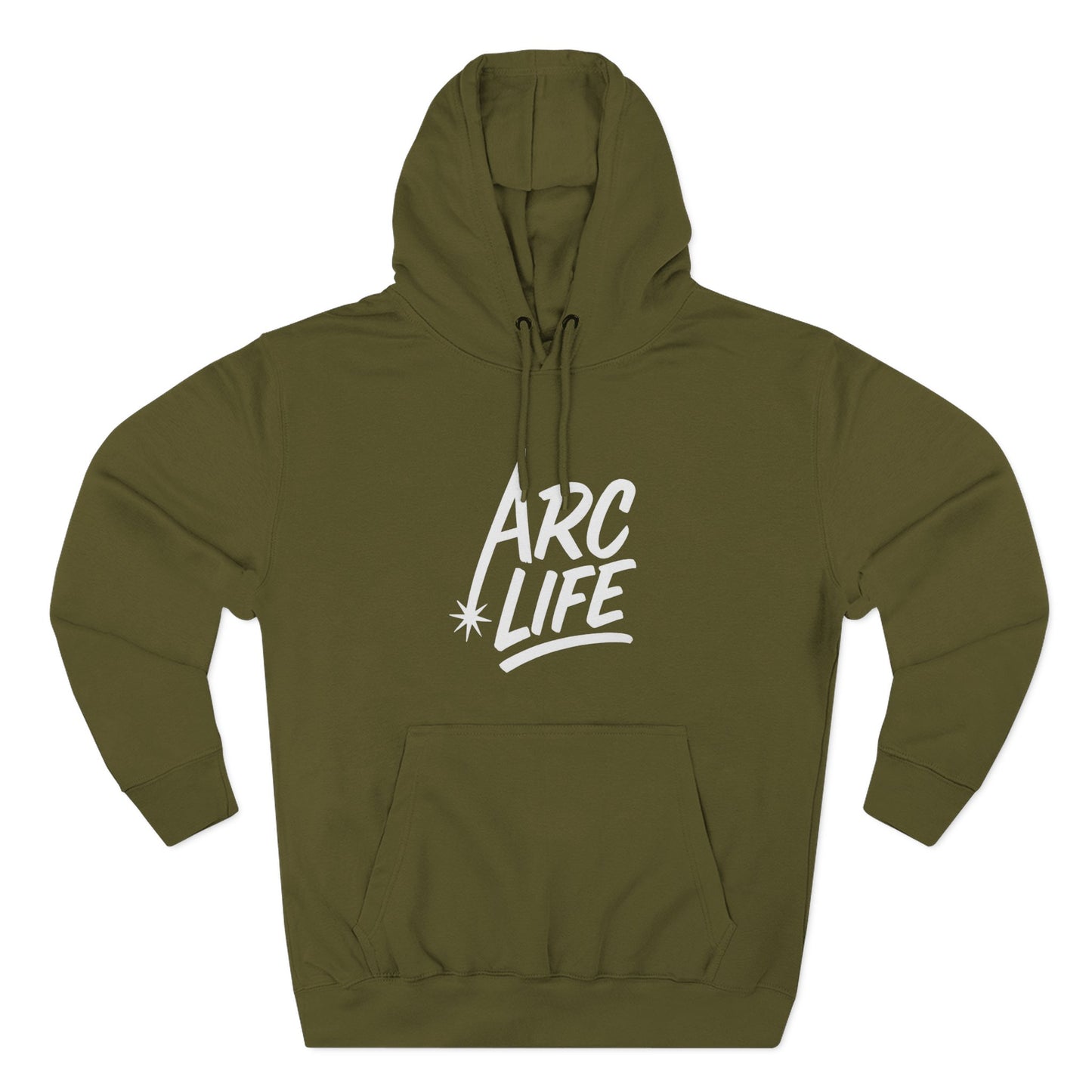 Arc Life Three-Panel Fleece Hoodie