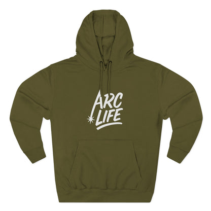 Arc Life Three-Panel Fleece Hoodie