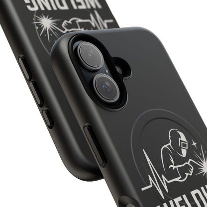 Welding Is Life Magnetic Phone Case, Tough Protective