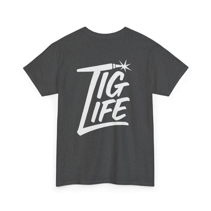 TIG Life Unisex Tee, Dark Shirt, White Print