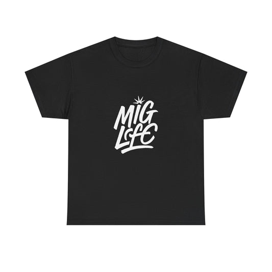 Arc Life, Mig Life Welding Tee Dark, White text