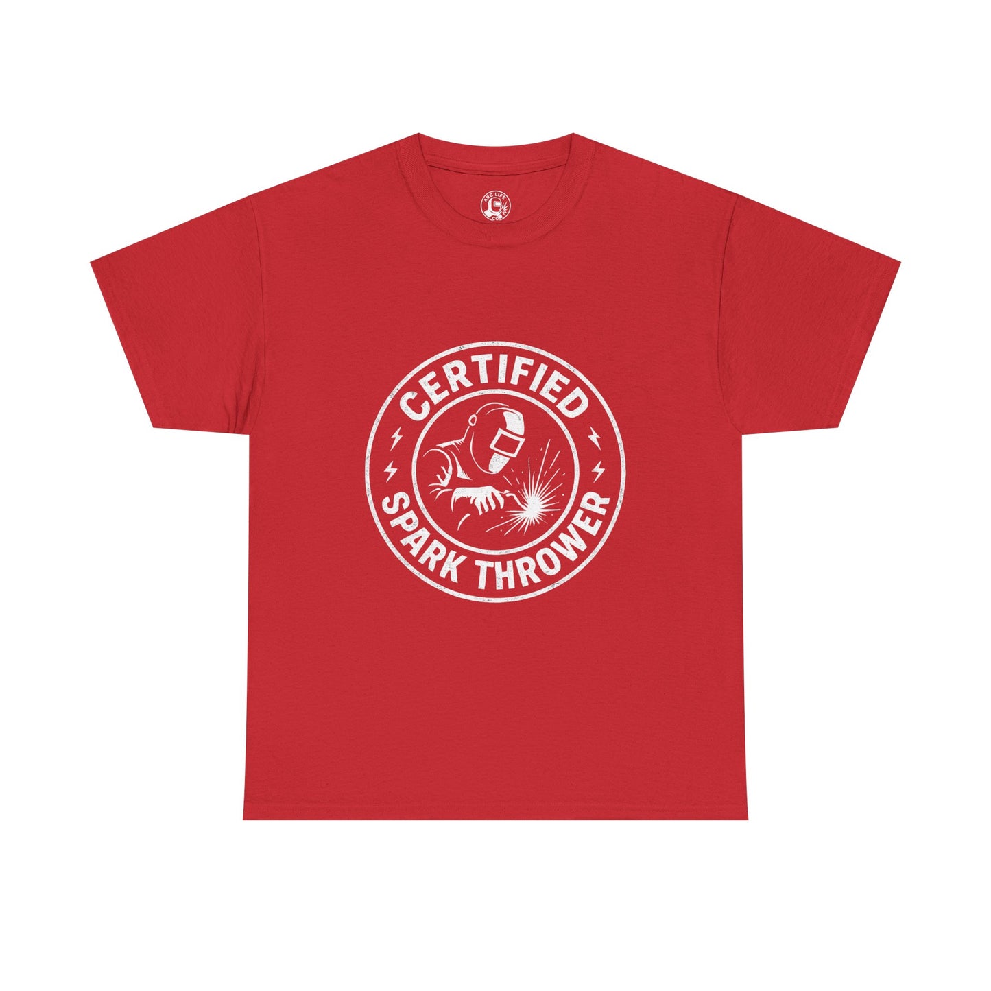 Arc Life Certified Spark Thrower Unisex Heavy Cotton Tee