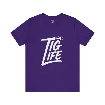 TIG Life Unisex Jersey Tee Dark Color with White text