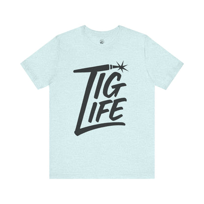 TIG Life Unisex Jersey Tee Light Color with Black text