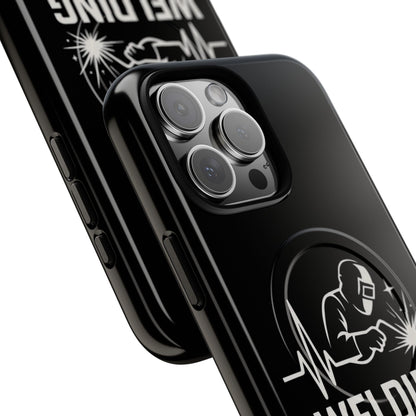 Welding Is Life Magnetic Phone Case, Tough Protective