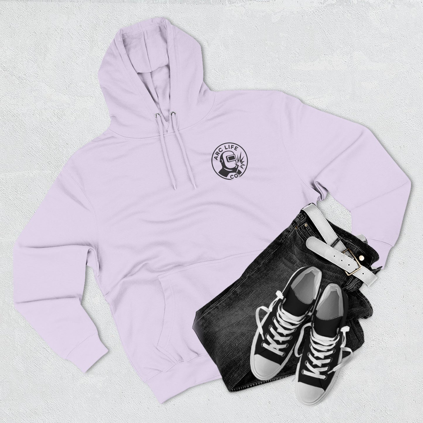 Arc Life, Skull Welding Hoodie, Fleece Sweatshirt