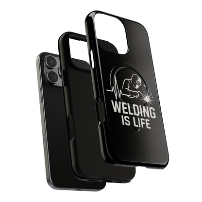 Welding Is Life Magnetic Phone Case, Tough Protective