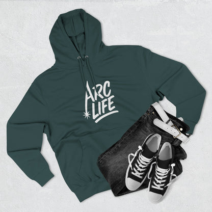 Arc Life Three-Panel Fleece Hoodie