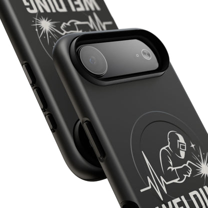 Welding Is Life Magnetic Phone Case, Tough Protective