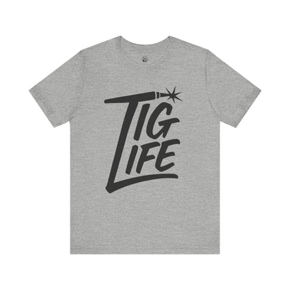 TIG Life Unisex Jersey Tee Light Color with Black text
