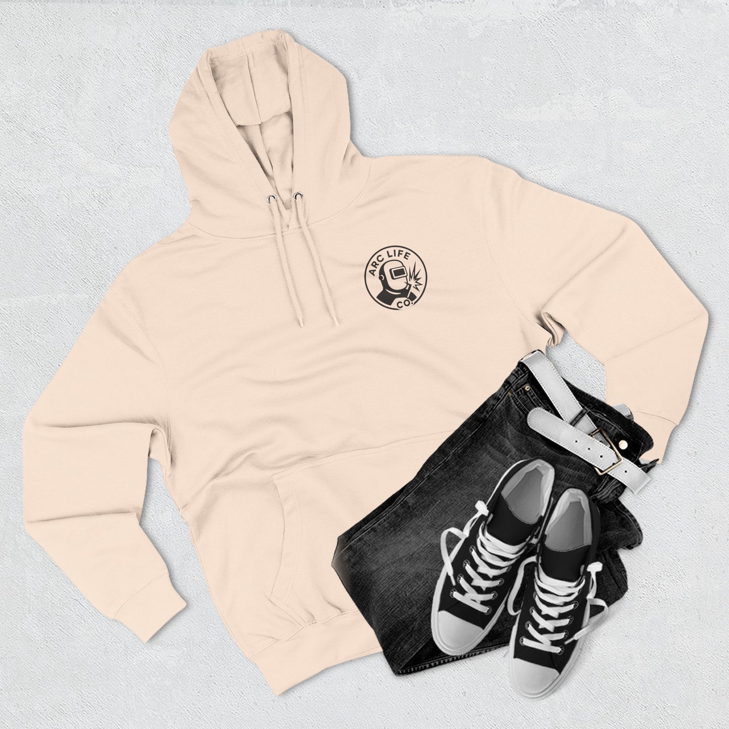 Arc Life, Skull Welding Hoodie, Fleece Sweatshirt