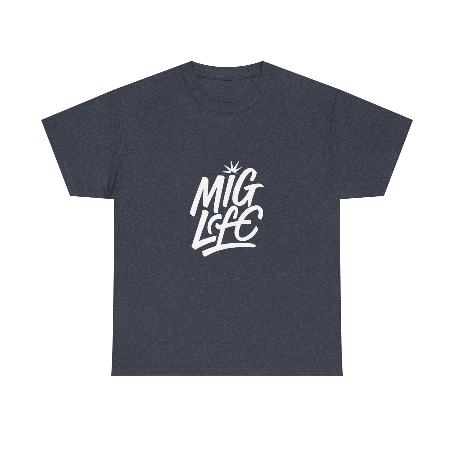 Arc Life, Mig Life Welding Tee Dark, White text