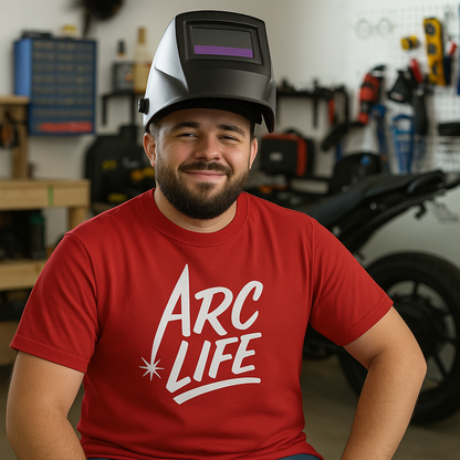 Arc Life Unisex Jersey Tee Dark Color with White text