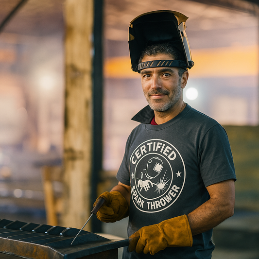 Arc Life Certified Spark Thrower Unisex Heavy Cotton Tee