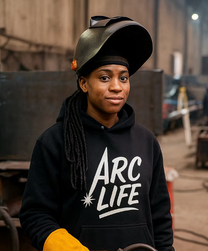 Arc Life Stylish Unisex Hooded Long Sleeve Tee