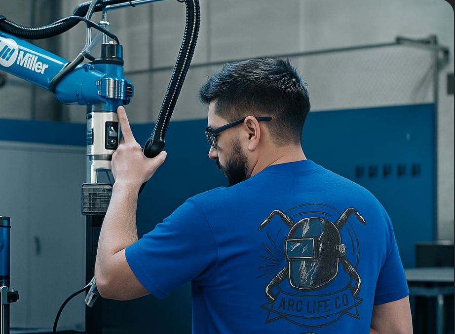 Arc Life Unisex Tee - Torch and Welding Heavy Cotton T-Shirt