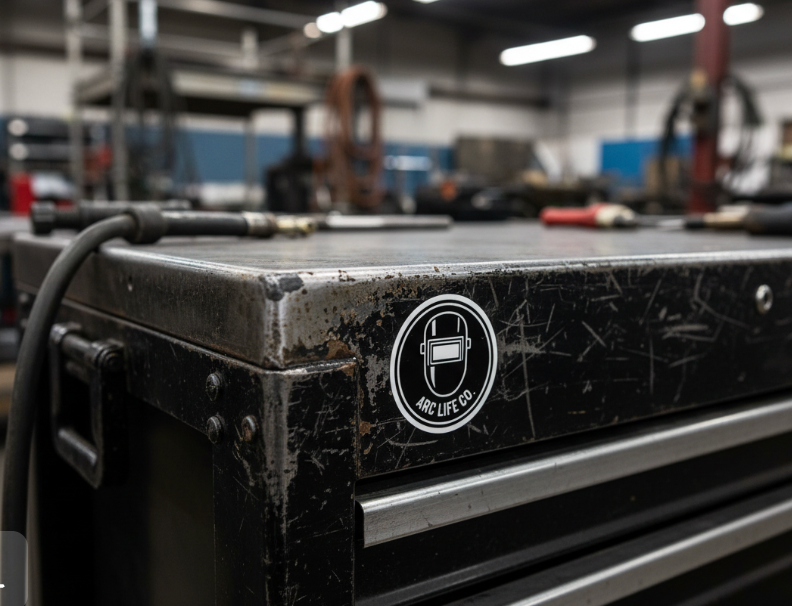 Arc Life Welding Helmet Kiss-Cut Sticker