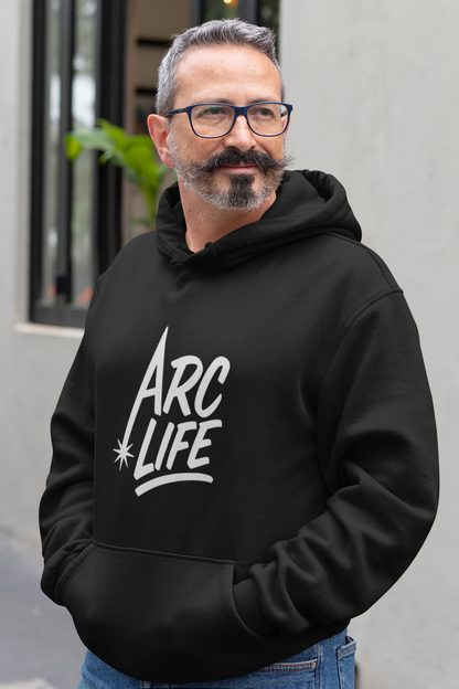 Arc Life Stylish Unisex Hooded Long Sleeve Tee