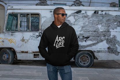 Arc Life Stylish Unisex Hooded Long Sleeve Tee