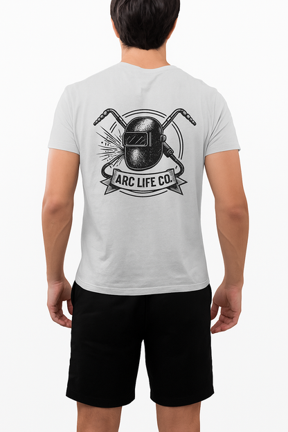 Arc Life Unisex Tee - Torch and Welding Heavy Cotton T-Shirt