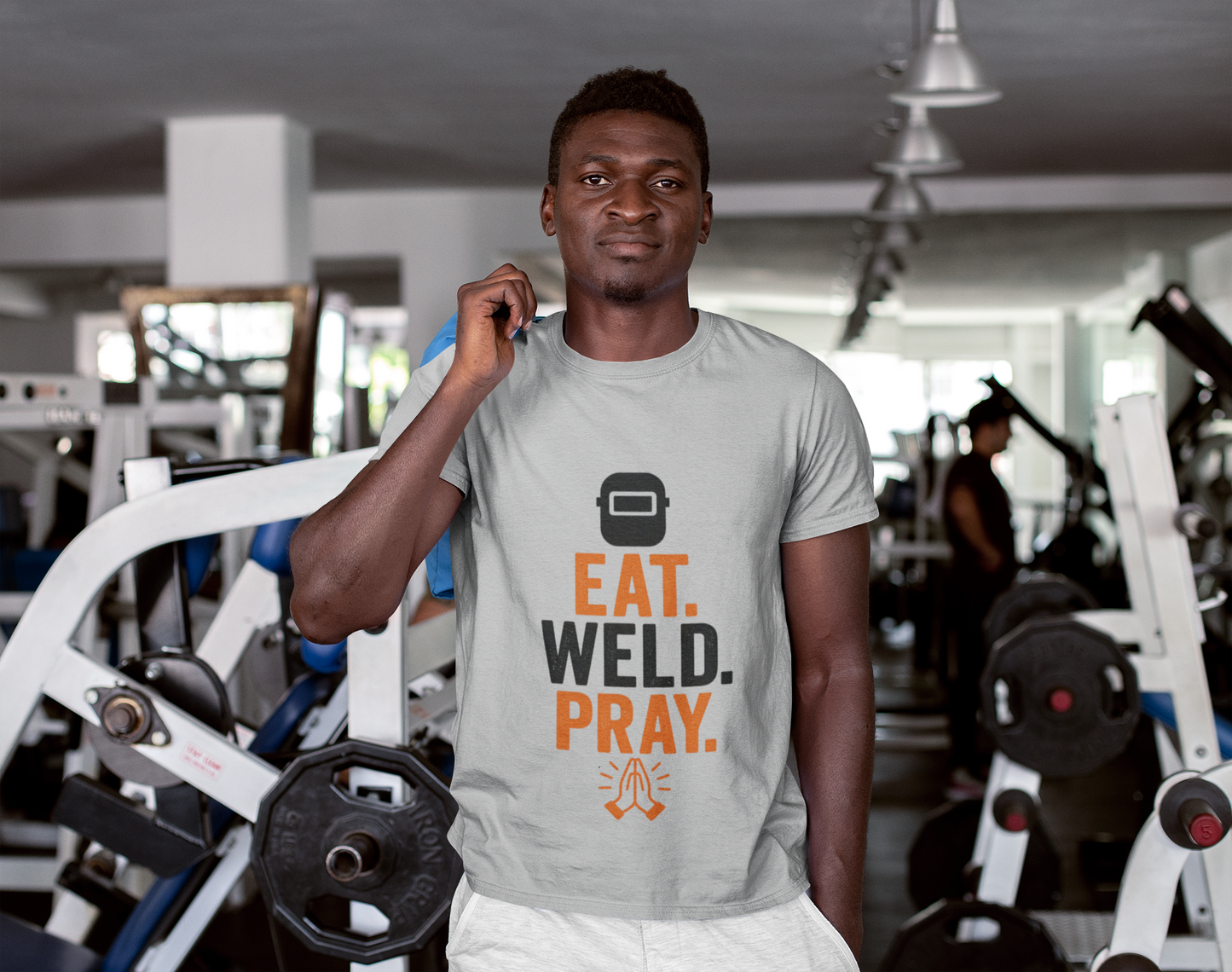 Welder's Unisex Tee, Pray Your Weld Holds Shirt, Funny Welding Gift, Welder Gift Idea, Eat Weld Pray Tee, Welder T-Shirt