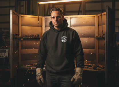 Arc Life Circle Logo Hoodie, Champion Pullover, Dark Color