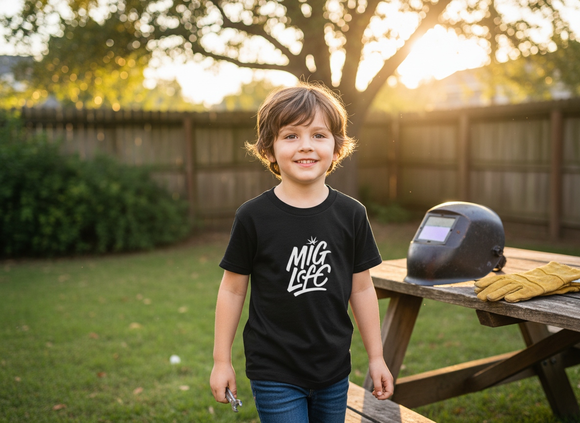 Mig Life Kids Tee, Dark Color
