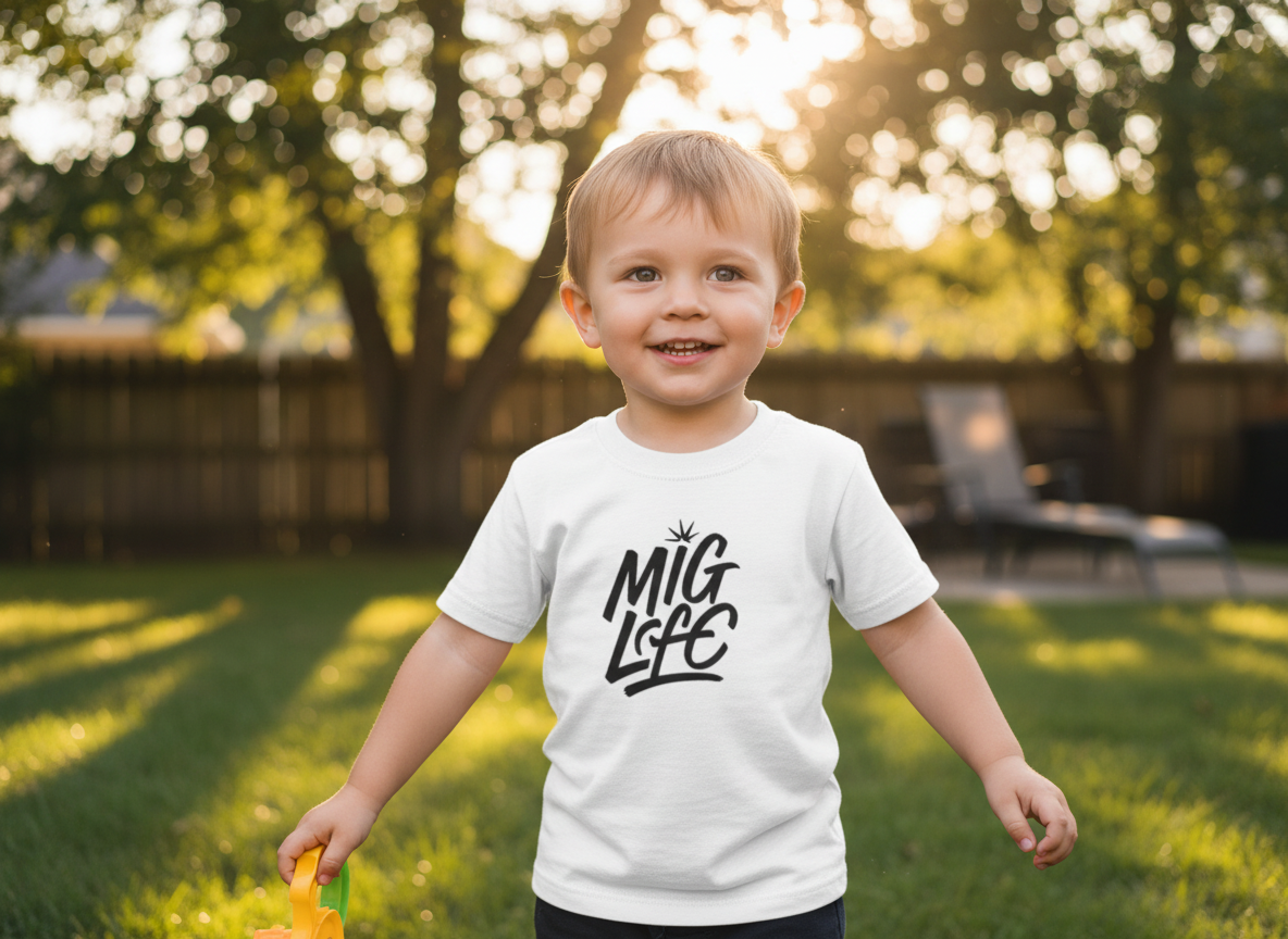 Mig Life Kids Tee, Light Color