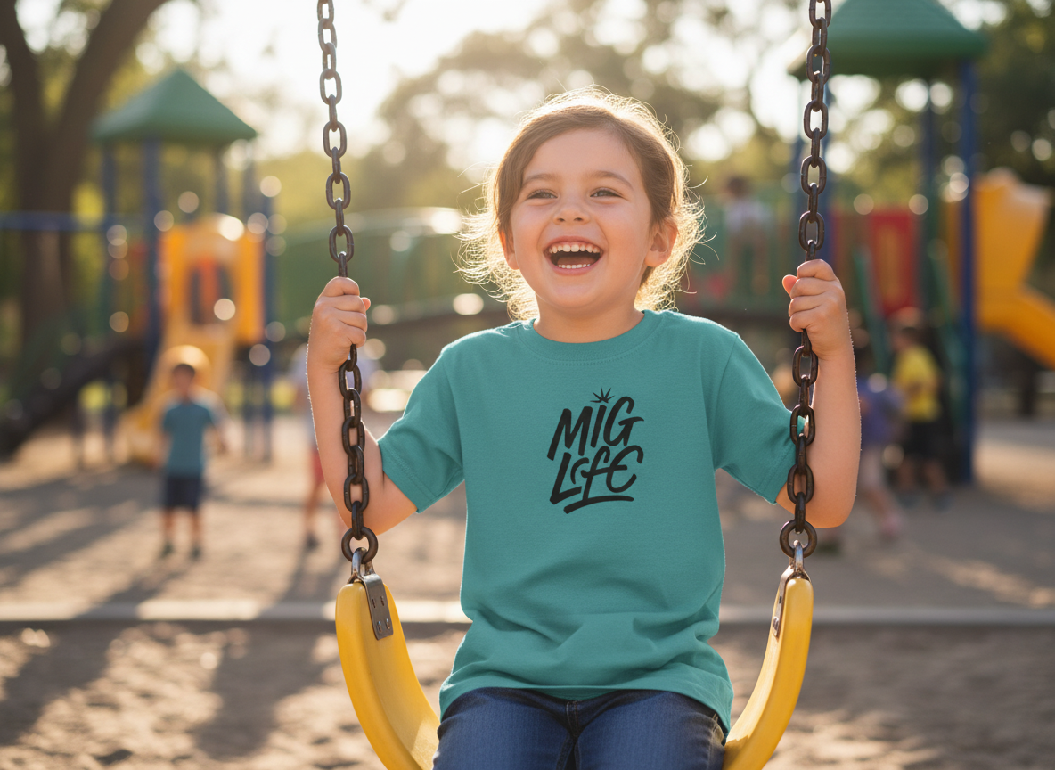 Mig Life Kids Tee, Light Color