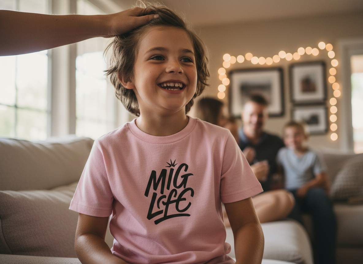 Mig Life Kids Tee, Light Color