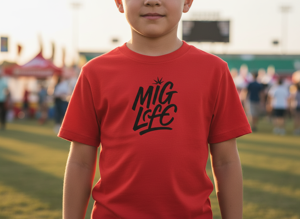 Mig Life Kids Tee, Light Color
