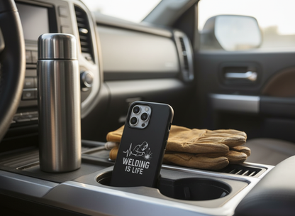 Welding Is Life Magnetic Phone Case, Tough Protective