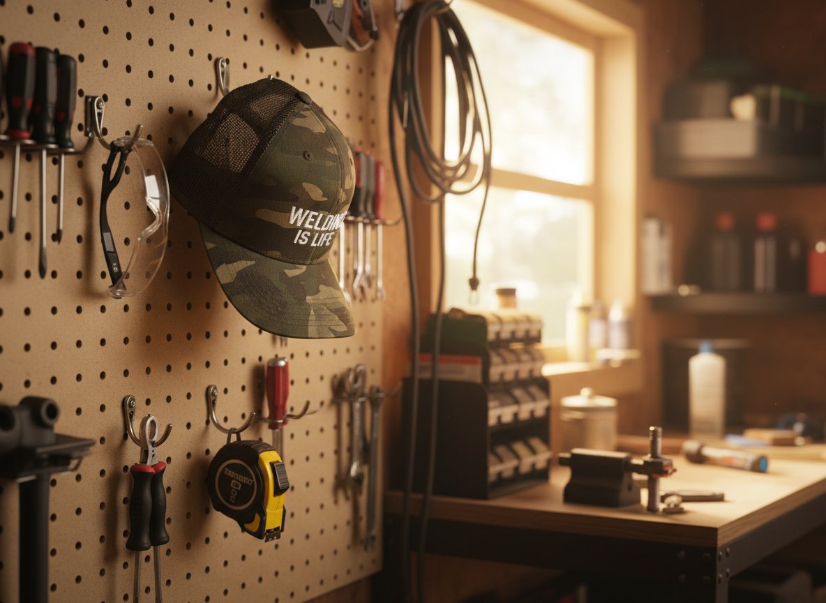 Welding Is Life Camo Trucker Hat