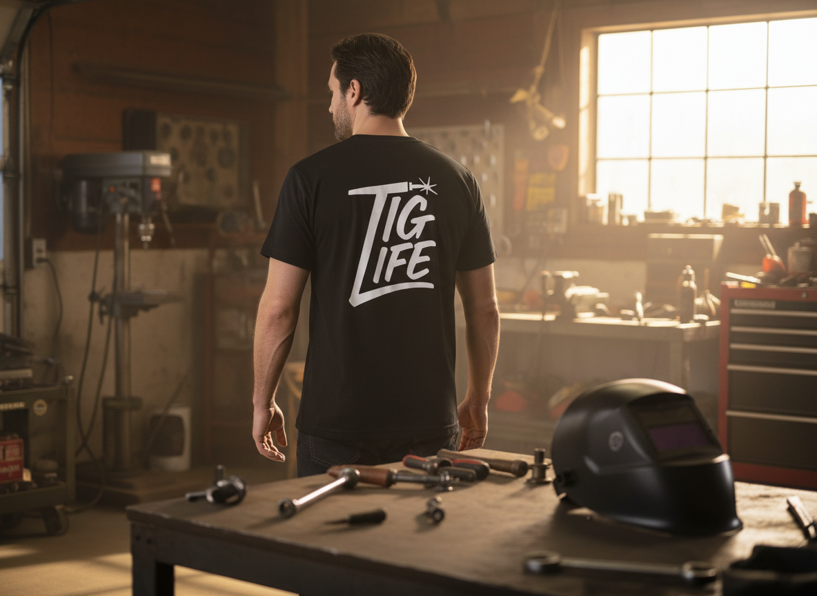 TIG Life Unisex Tee, Dark Shirt, White Print