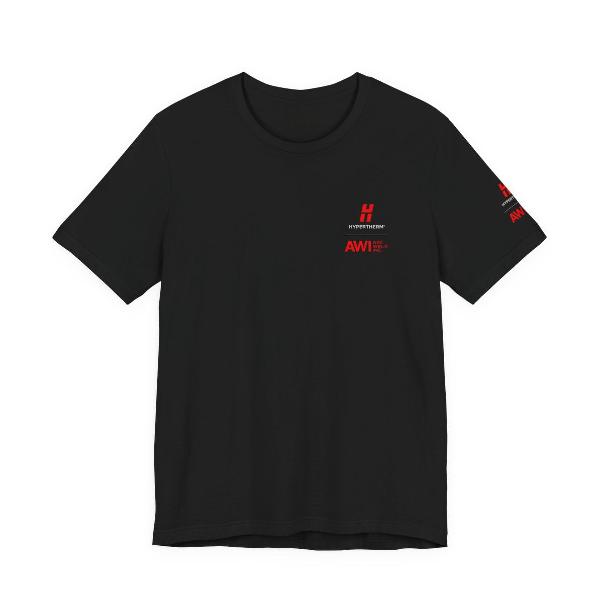 Hypertherm / AWI Built on Precision American Flag Tee — "Built on Precision, Driven by Performance"