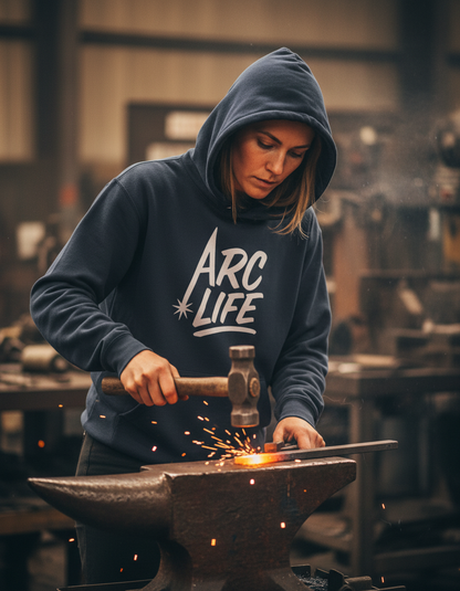 Arc Life Three-Panel Fleece Hoodie