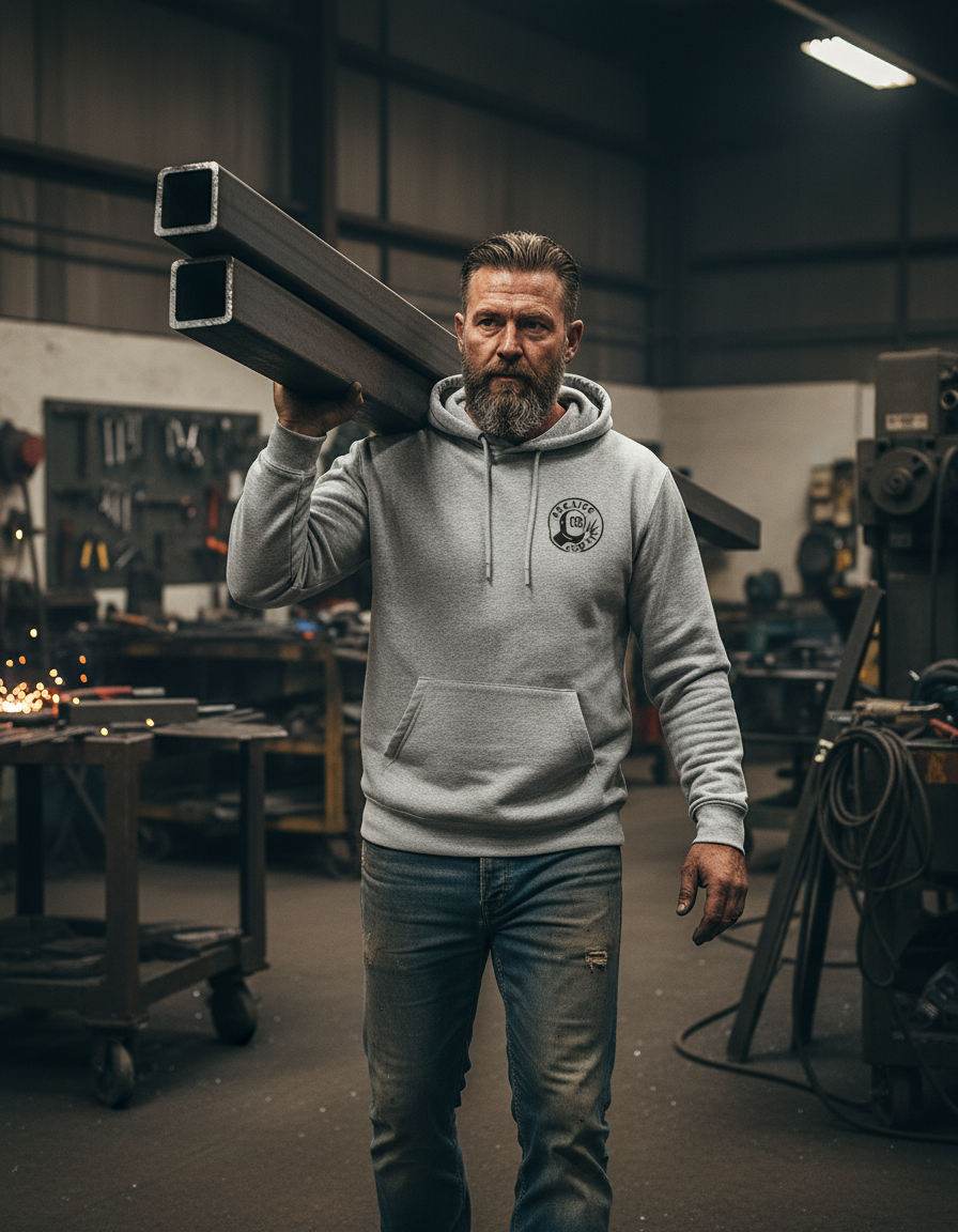 Arc Life, Skull Welding Hoodie, Fleece Sweatshirt